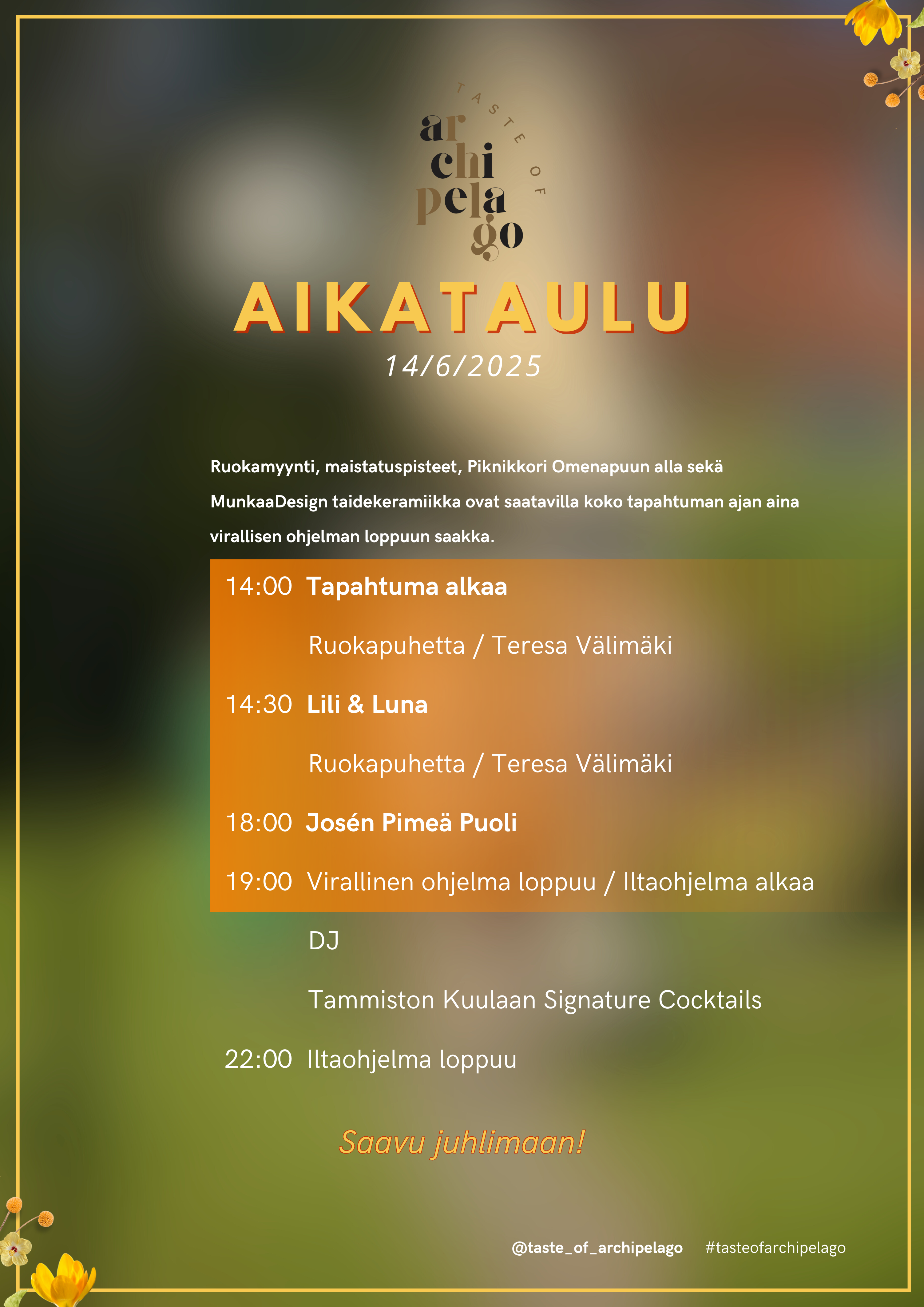 Taste of archipelago 14.6.2025, Naantali